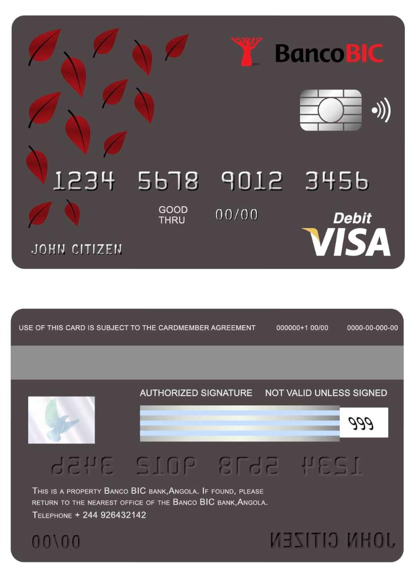 Angola Banco BIC bank visa card